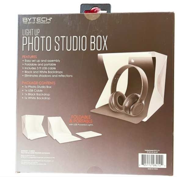 ByTech Light Up Photo Studio Box Brand New - Picture 2 of 2